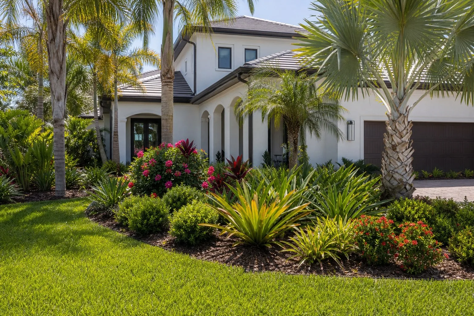Landscape design on a Sarasota property
