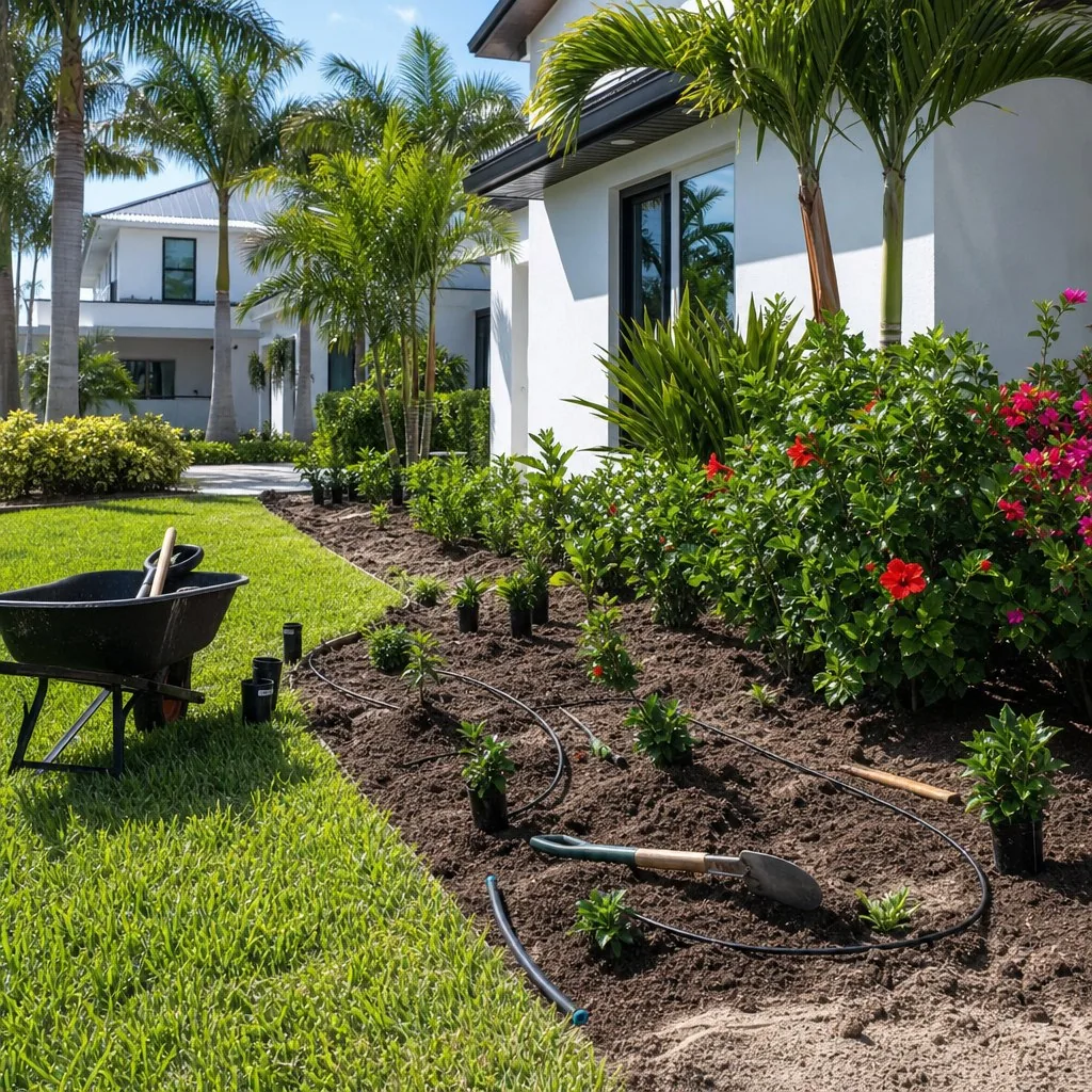 Landscape installation in Sarasota