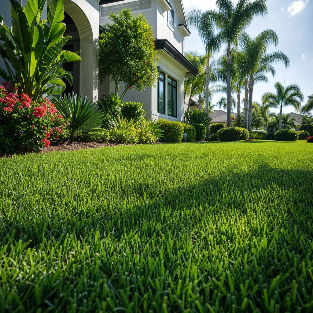 Healthy established lawn in Sarasota