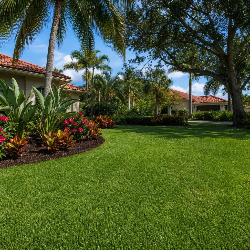 Established new sod lawn in Sarasota